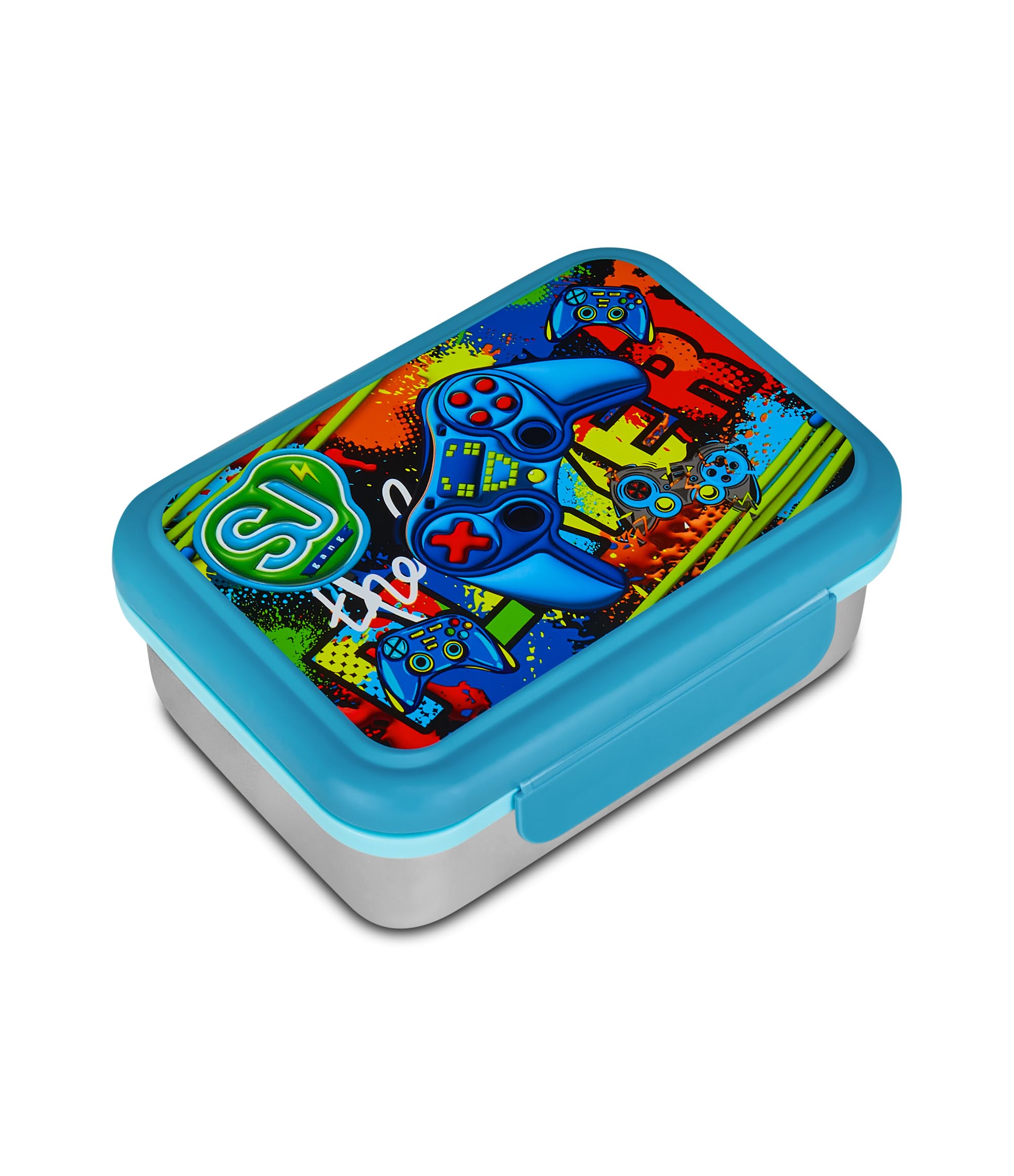 SJ GANG STYLE JAM GANG Portamerenda Scuola, Blu, 0,85 litri, Asilo e Scuola Elementare, Bambino