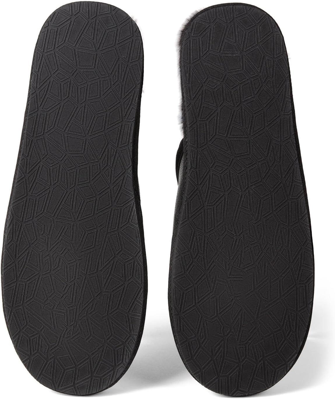 MeMoi Men's Plush-Lined Vegan Leather Scuff Slipper