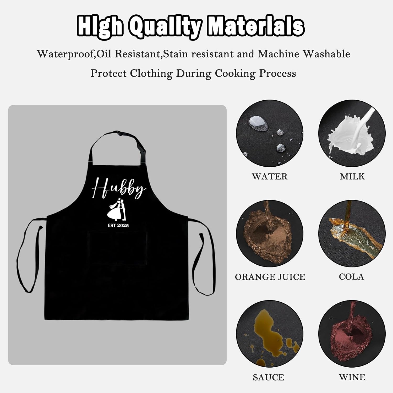 Couple Gifts Funny Aprons for Couple Wedding Engagement Gifts - Image 6