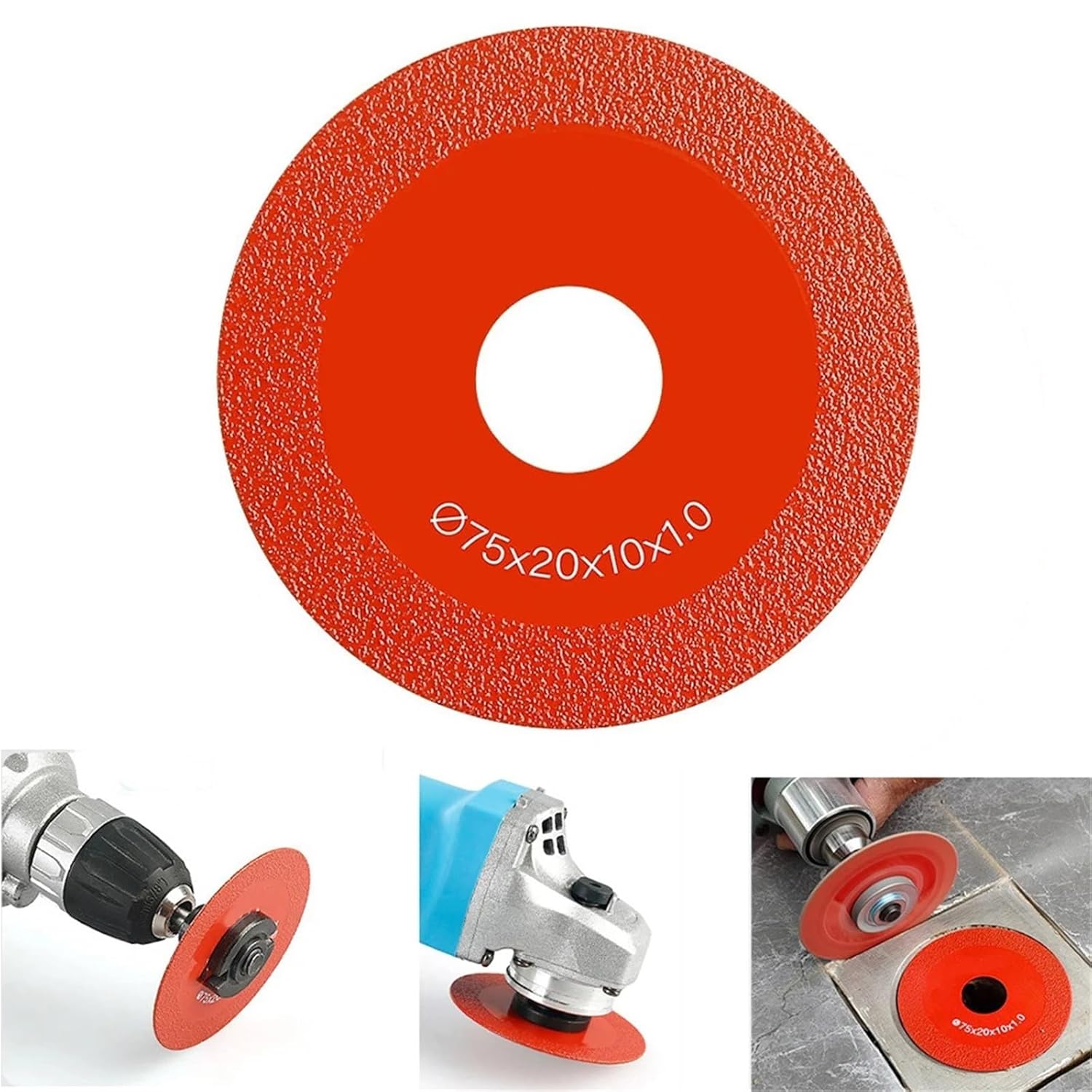 75mm Super Thin Emery Cutting Disc for Glass Porcelain Tile Granite Marble Saw Blade Ceramic Jade Special Cutting Blade