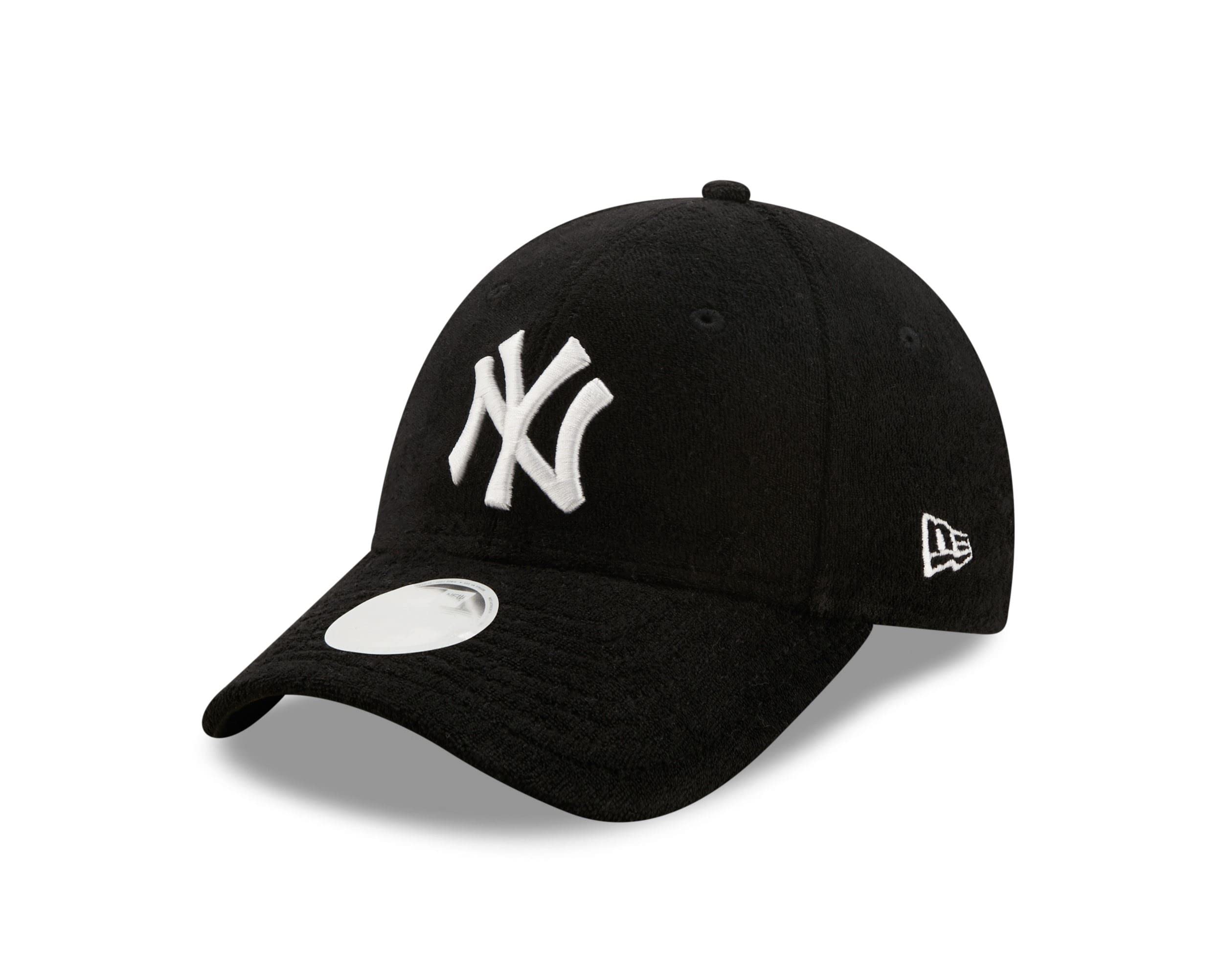 New Era Women's 940-Yankees-Black-#27344 New York Yankees Mlb Towelling Black 9Forty Snapback Cap - One-Size