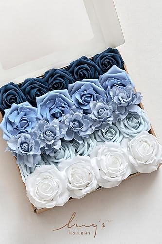 Miniatura 137 de Ling's moment - Juego de flores artificiales para manualidades, ramos de boda, centros de mesa, arreglos de novia, fiestas y decoración del hogar