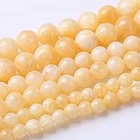 Vista 9 de Cuentas sueltas redondas de gemas naturales, cuentas de cristal de piedra energética para hacer joyas 15" (Cristales de cuarzo de fresa, jades, 6MM)