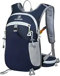 Mochila de Hidratação 2L Premium, Impermeável, com Bolsos Múltiplos e Apito de Emergência para Trilhas, Bike, Corrida, Camel bag