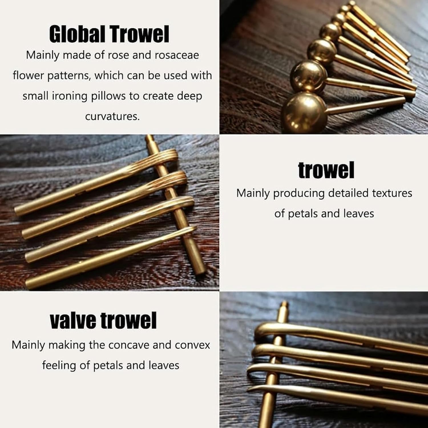 Electric Fabric Flower Maker, 30 Ironing Heads Artificial Flower Ironing Machine, Temperature Adjustable from 60 to 360°, Sandalwood Handle, for Making Fake Flower