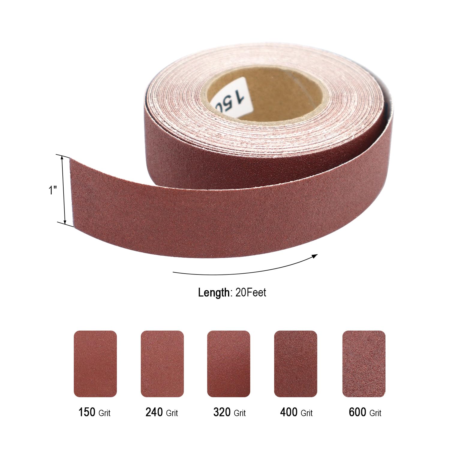 SCOTTCHEN Sanding Rolls - 5 Grit Variety Pack -3