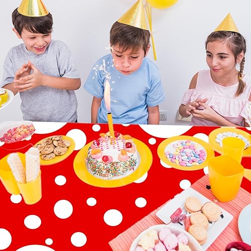Miniatura 7 de Decoraciones de cumpleaños de hongos  Mantel de 3 piezas, suministros de plástico para fiestas y decoraciones para niñas