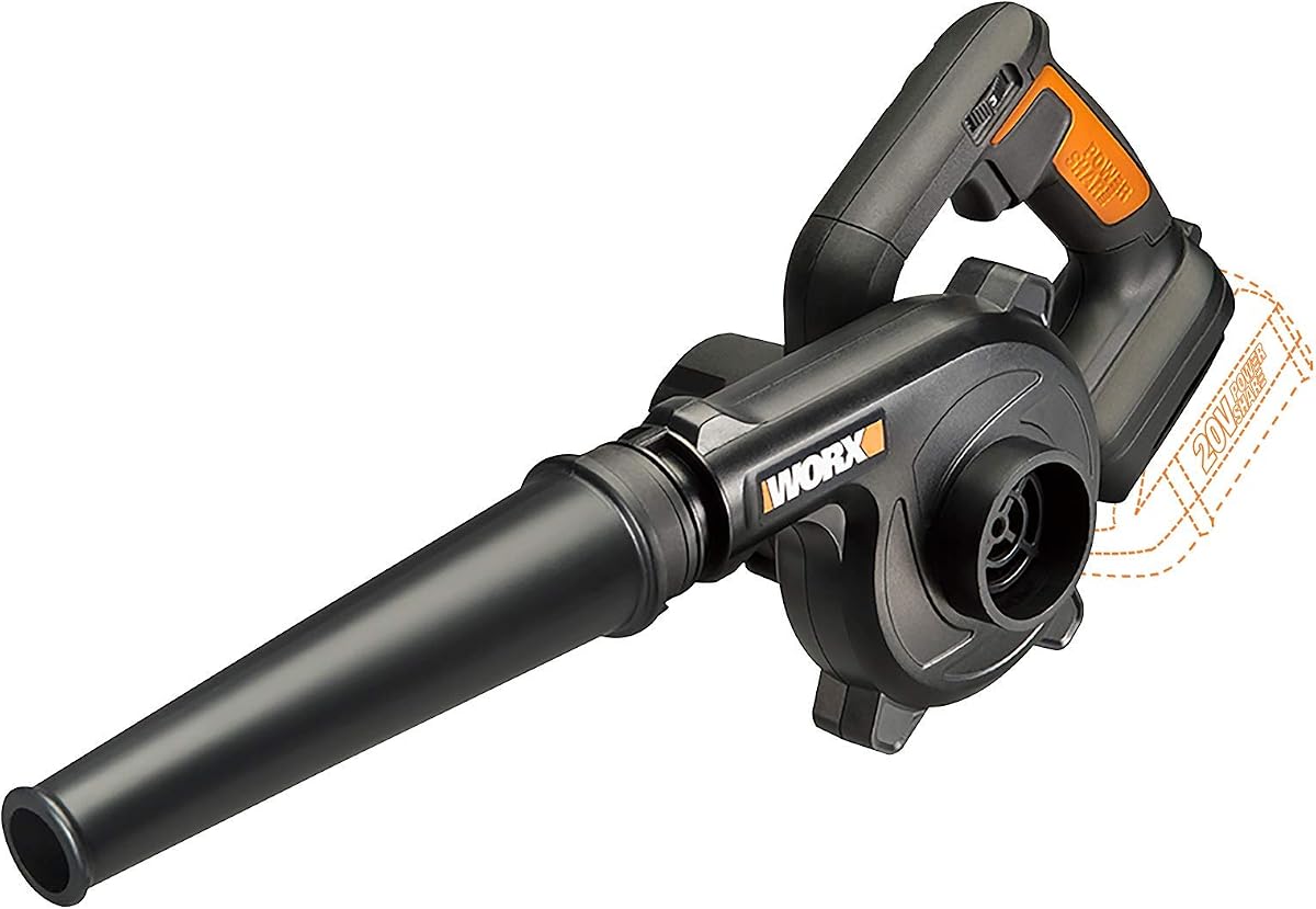 Soplador de taller inalámbrico Worx de 20 V para compartir energía (solo herramienta) - WX094L.9