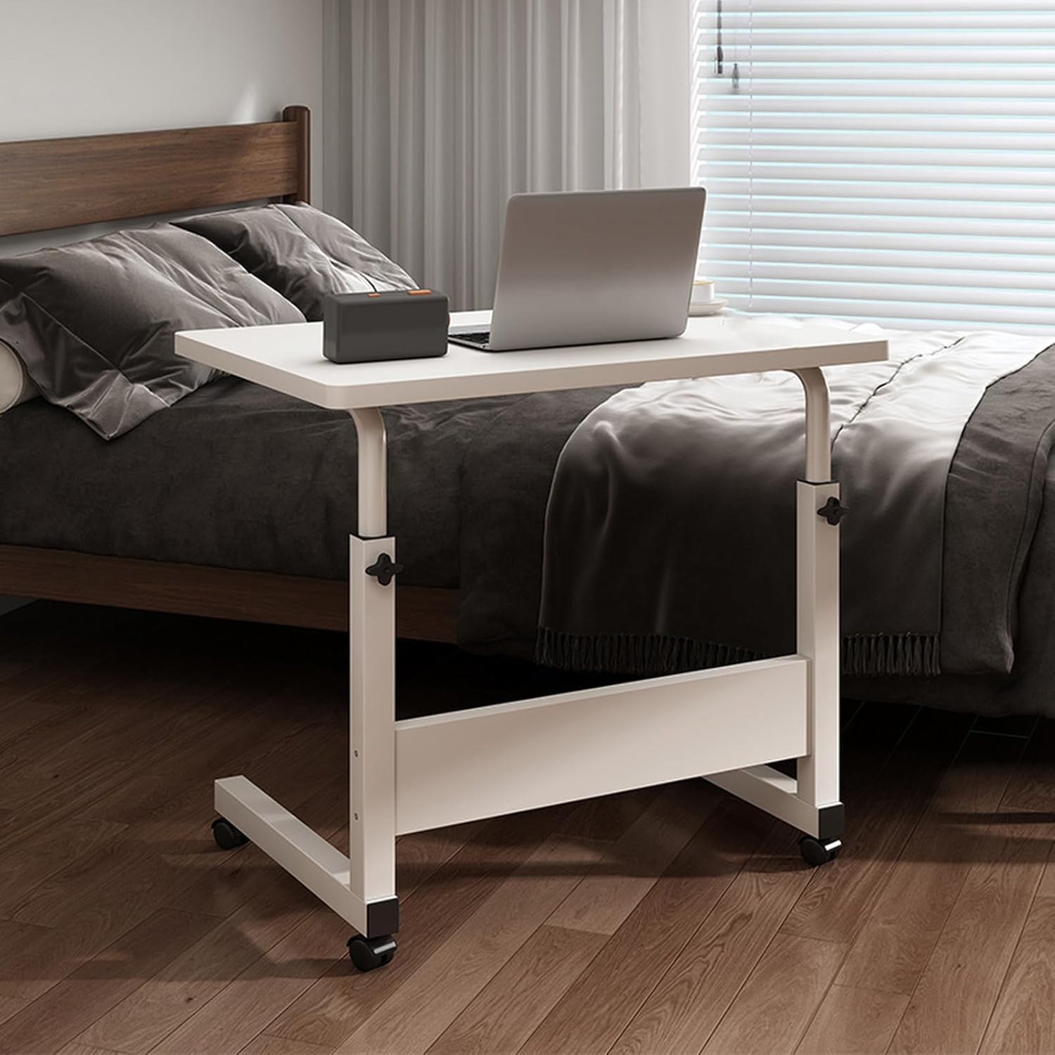 古家具ビンテージ品◾️ガラス天板 スクエア型 サイドテーブル