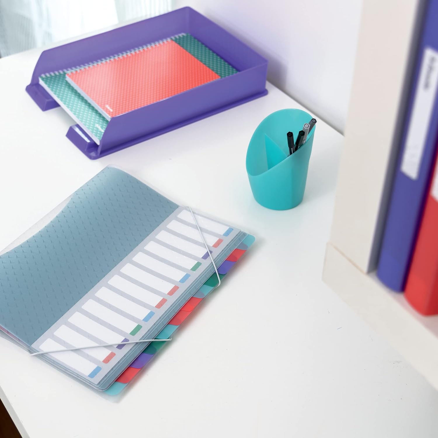Esselte Colour'Ice A4 Polypropylene File 6 Fächer Multicoloured