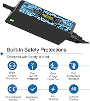 Vista 6 de Cargador adaptador 24V 2A para Razor E100 E125 E150 E175 Scooter eléctrico