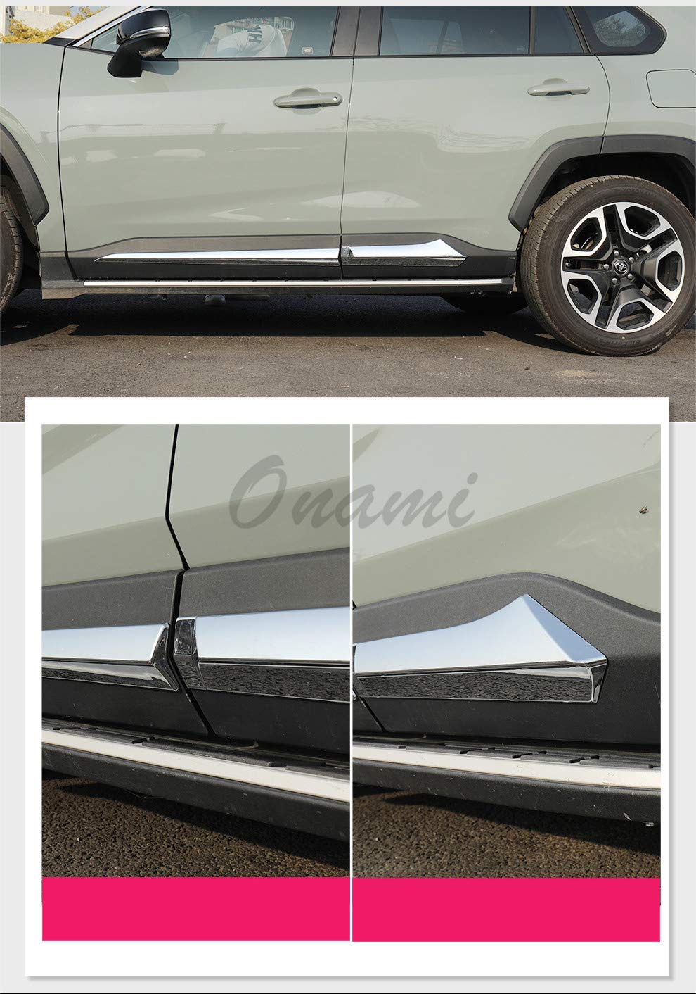 Amazon | Onami トヨタ RAV4 サイドドアモール サイドドア