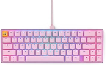 Glorious GMMK 2 65% (Pre-Built) - Pink Mechanical Keyboard GLO-GMMK2-65-FOX-P KB629