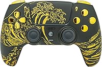Vista 5 de Custom Wireless Controller Compatible with PS5 - Multiple Designs Available (Abstract Fusion)