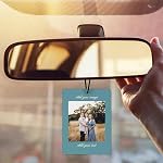6pcs Custom Car Air Freshener with Picture Photo Logo Text - Double Sided Print - Personalized Gifts for Valentine's Day Birthday Anniversary
