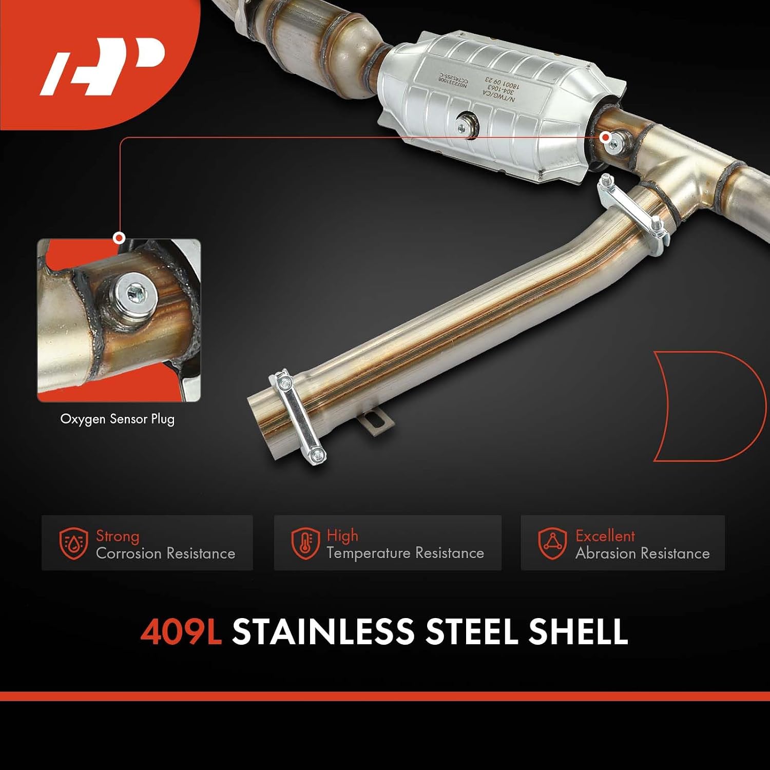 A-Premium Right Catalytic Converter Kit Direct-Fit Compatible with Ford F-150 F150 1997 1998 1999 2000 2001 2002 2003, F-150 Heritage 2004, 4.2L, RWD, EPA Compliant