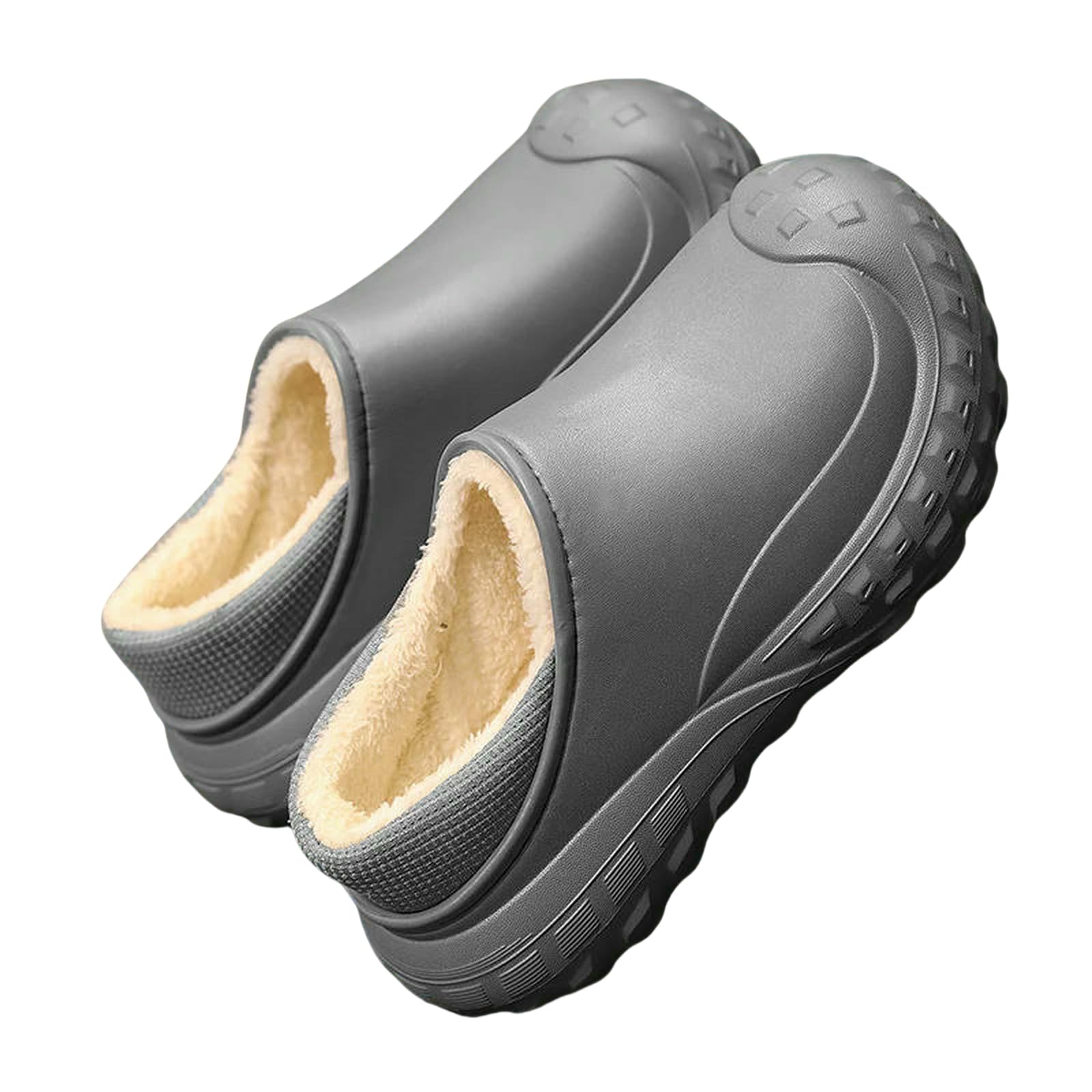Pantoufles sabot de jardin d'hiver imperméables et chaudes 36-37
