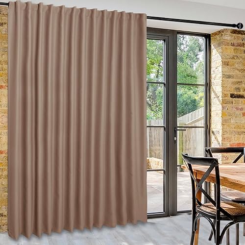 Miniatura 13 de DWCN Cortinas para puerta corrediza de patio - Cortinas extra anchas para puerta de vidrio, panel de cortina divisora de habitación con privacidad