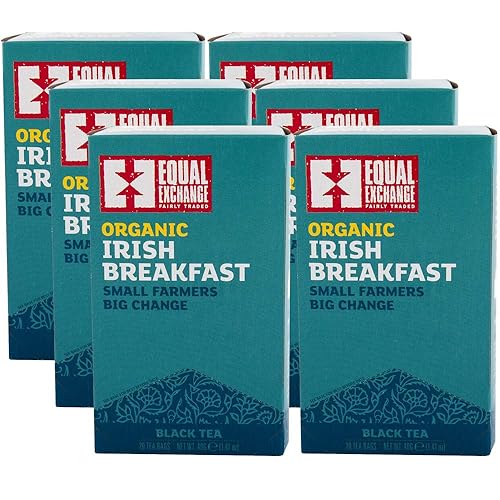 Equal Exchange Té de desayuno irlandés orgánico, 20 unidades (paquete de 6) disponible en Yaxa Costa Rica