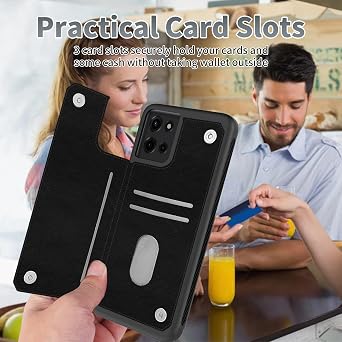 Black and White Checkerboard for Moto G 5G 2025 Wallet Case with Card Holder, RFID Blocking Flip Soft PU Leather Kickstand Magnetic Closure Slim Purse Phone Case for Moto G 5G 2025