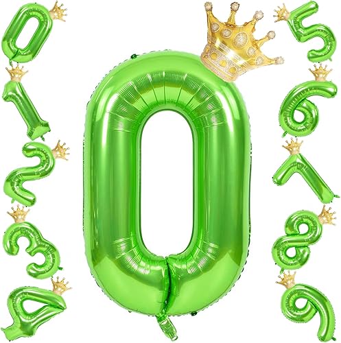 Globos de papel de aluminio de 40 pulgadas con corona dorada desmontable, globos de helio Mylar de gran tamaño para baby shower, fiesta de