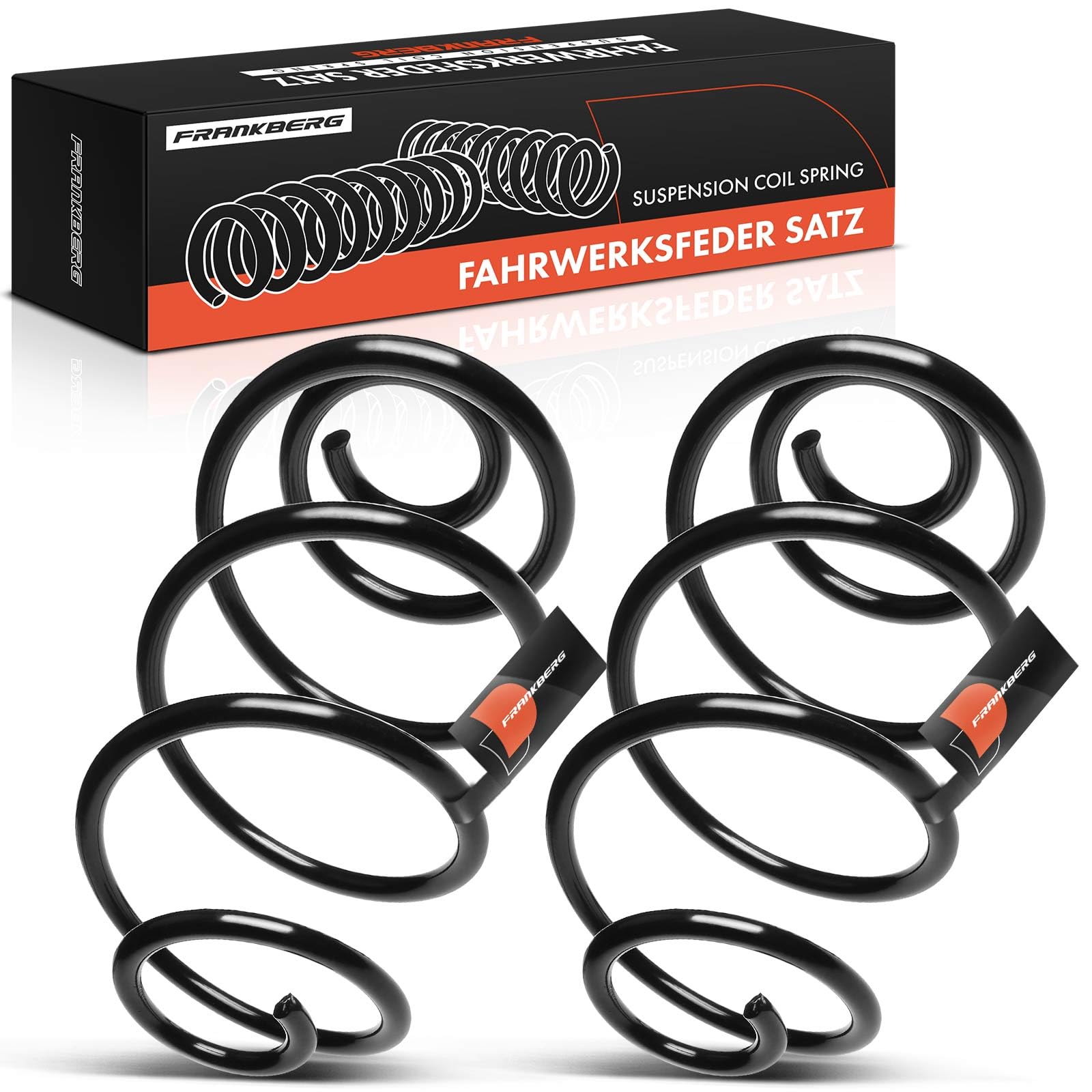 Frankberg 2 muelles de suspensión para eje trasero 9118378 | Compatible con: Astra G CC T98, Astra G Coupé T98, Astra G Sedán T98, Astra G Cabriolet T98, Astra G CC F48_ F08_