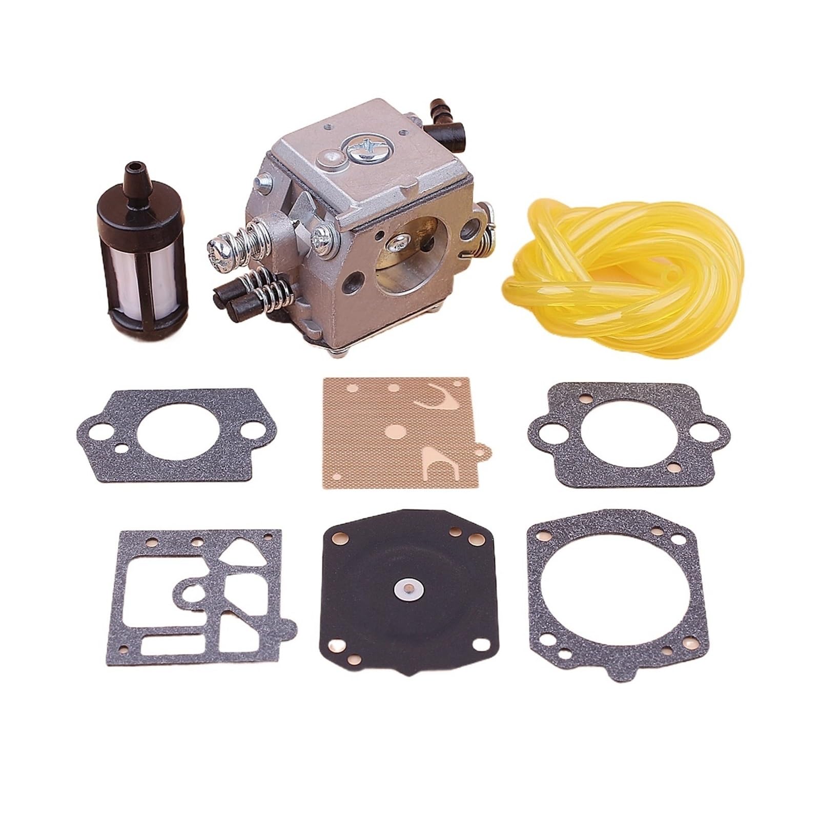Carburador for Motosierra 6200 62cc Línea de Filtro de Combustible Kit de reparación de carburador Repuestos de Motosierra Herramientas de jardín Reemplazar Piezas