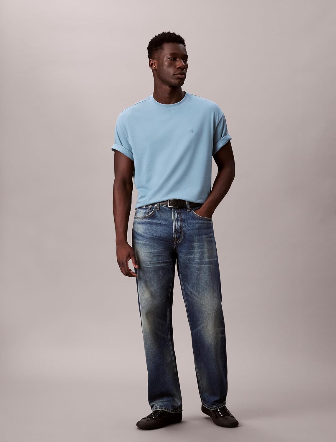 Calvin Klein Men's Relaxed Fit Archive Logo Crewneck T-Shirt - Image 3