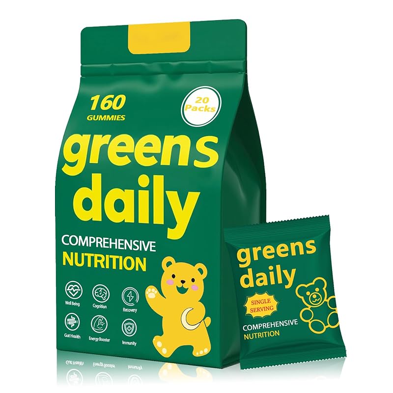 DYDUON Suplemento para a imunidade com Chlorella orgânica e Spirulina em gomas, 160 gomas