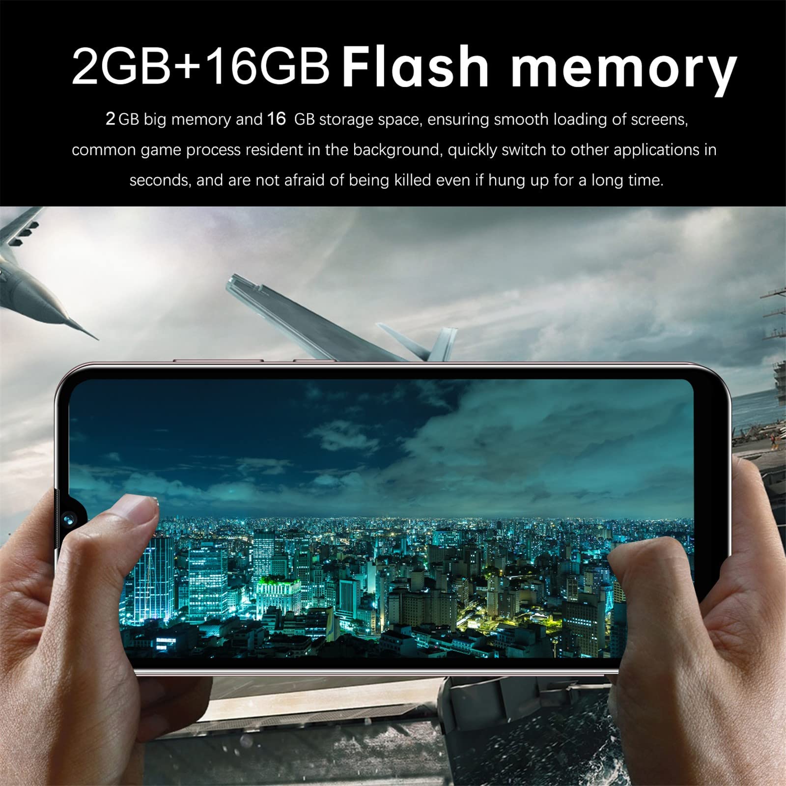 Amazon.co.jp: スマートフォン Android7.1 2GB+16GBロック解除された