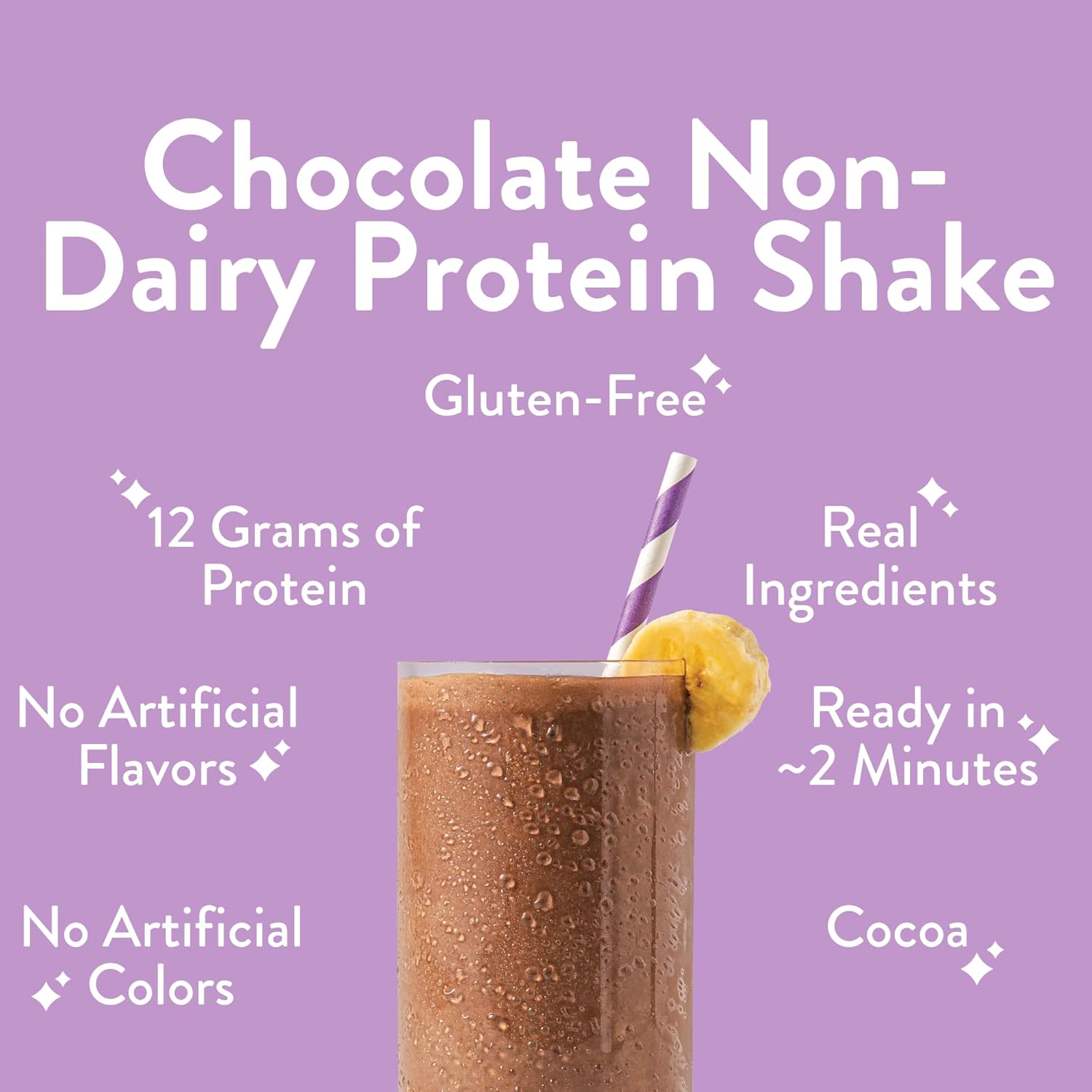 ColdSnap Chocolate Non-Dairy Frozen Protein Shake Pods – Creamy, Plant-Based Protein Shake Made in MInutes– 12g of Pea and Rice Protein with Reishi & Cordyceps – No Prep, No Freezer Required – (pack of 12) (COLDSNAP MACHINE REQUIRED)