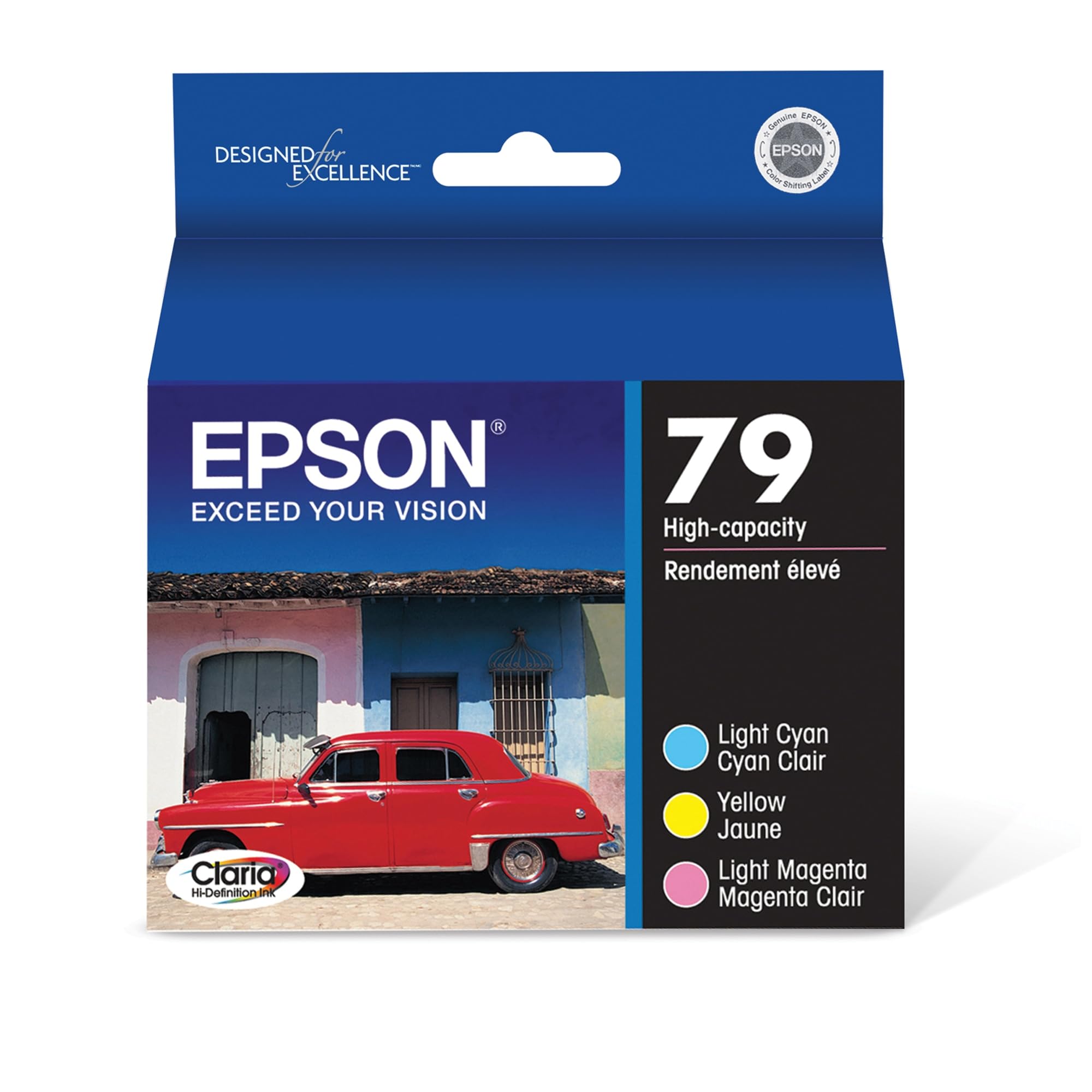 EPSON 79 Claria Hi-Definition Ink Standard Capacity (T079921-S) Works with Artisan 1430, Stylus Photo 1400