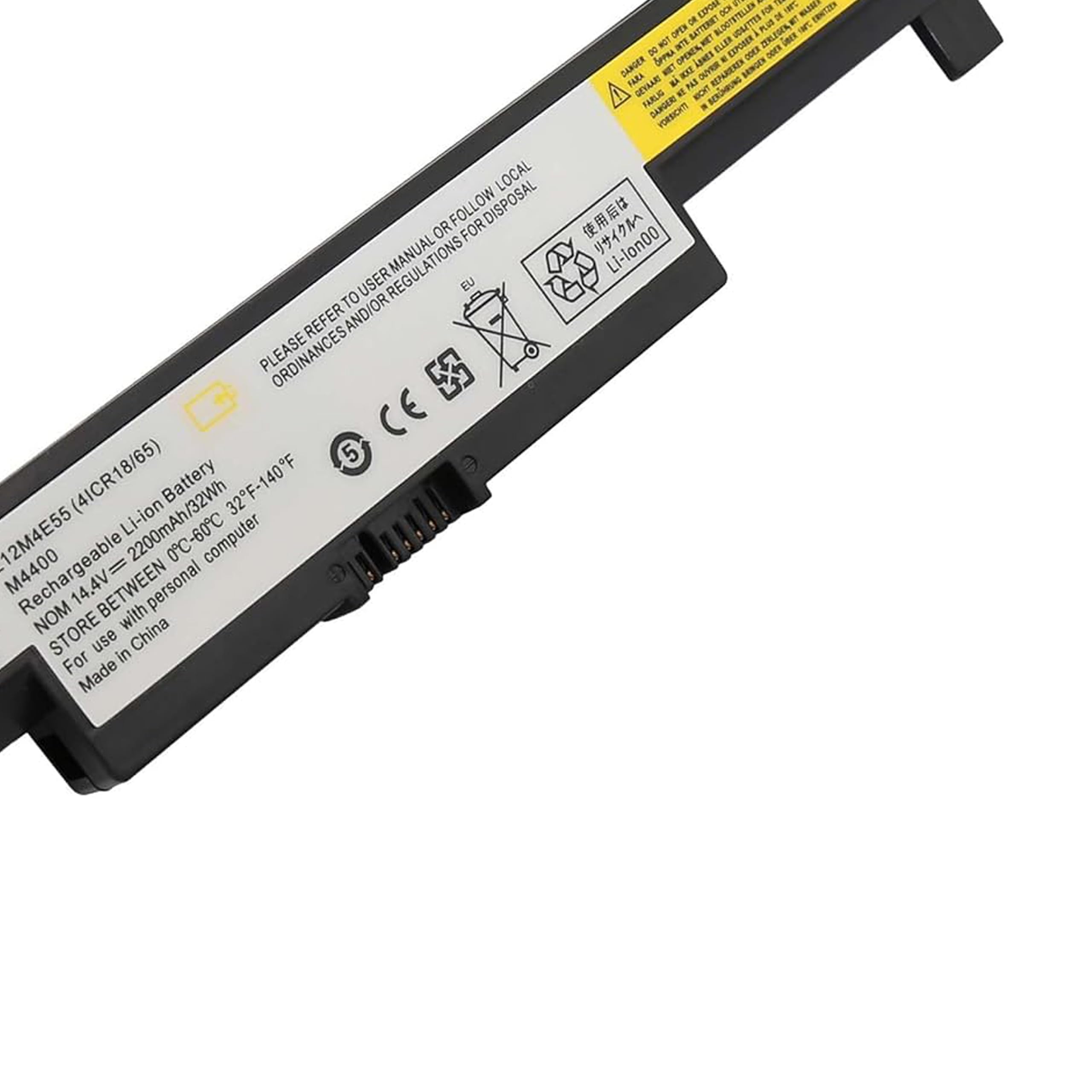 14.4V 2600mAh/37Wh L13L4A01 L13M4A01 Batterie Compatible Avec