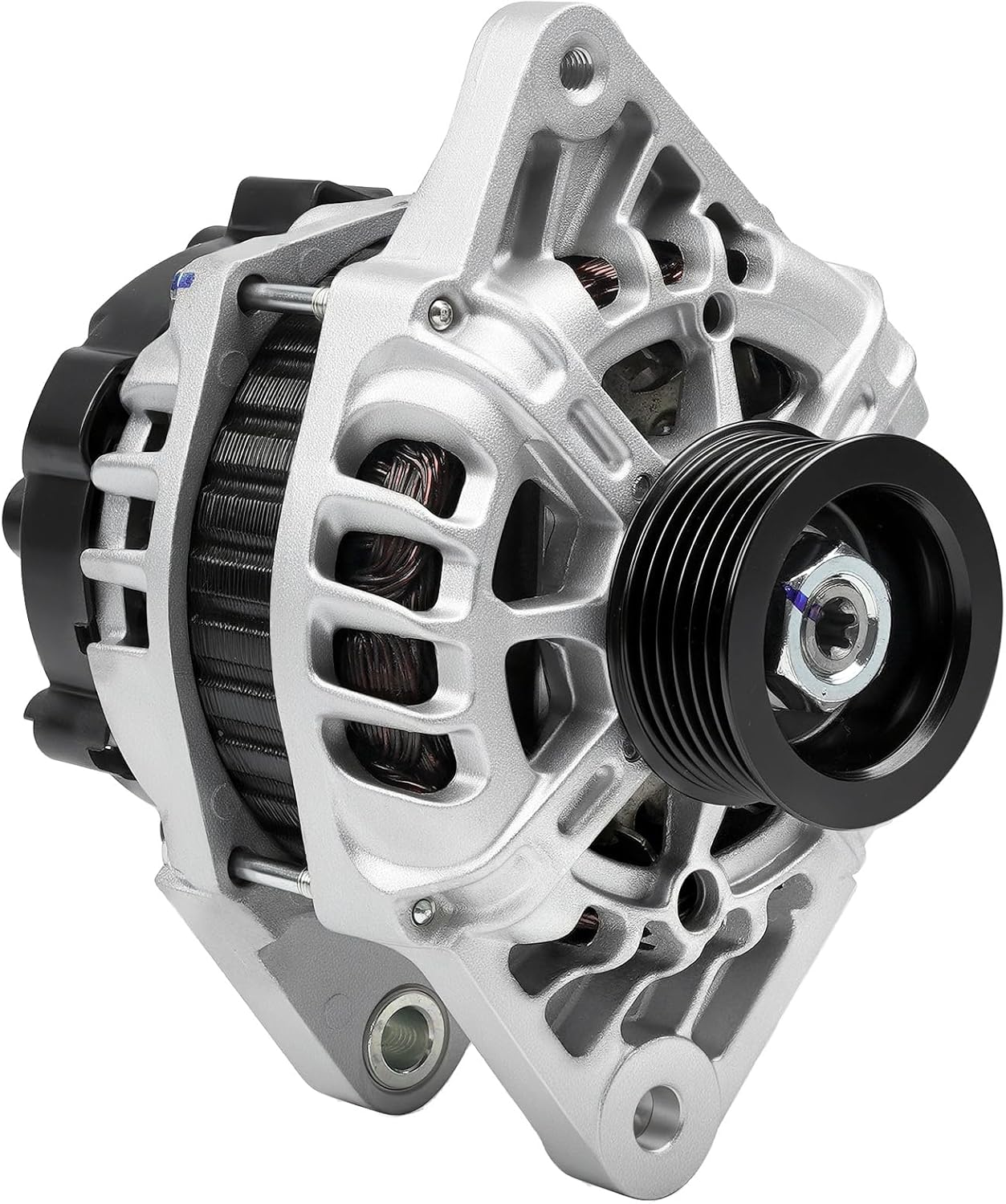 New Alternator Replacement for Hyundai Accent 2012 2013 2014 2015 2016 2017, Veloster 12-17, 2012 2013 Kia Rio L4 1.6L, Replace# 37300-2B510 37300-2B300 37300-2B500 2607372 2608483 2616741, 13209N