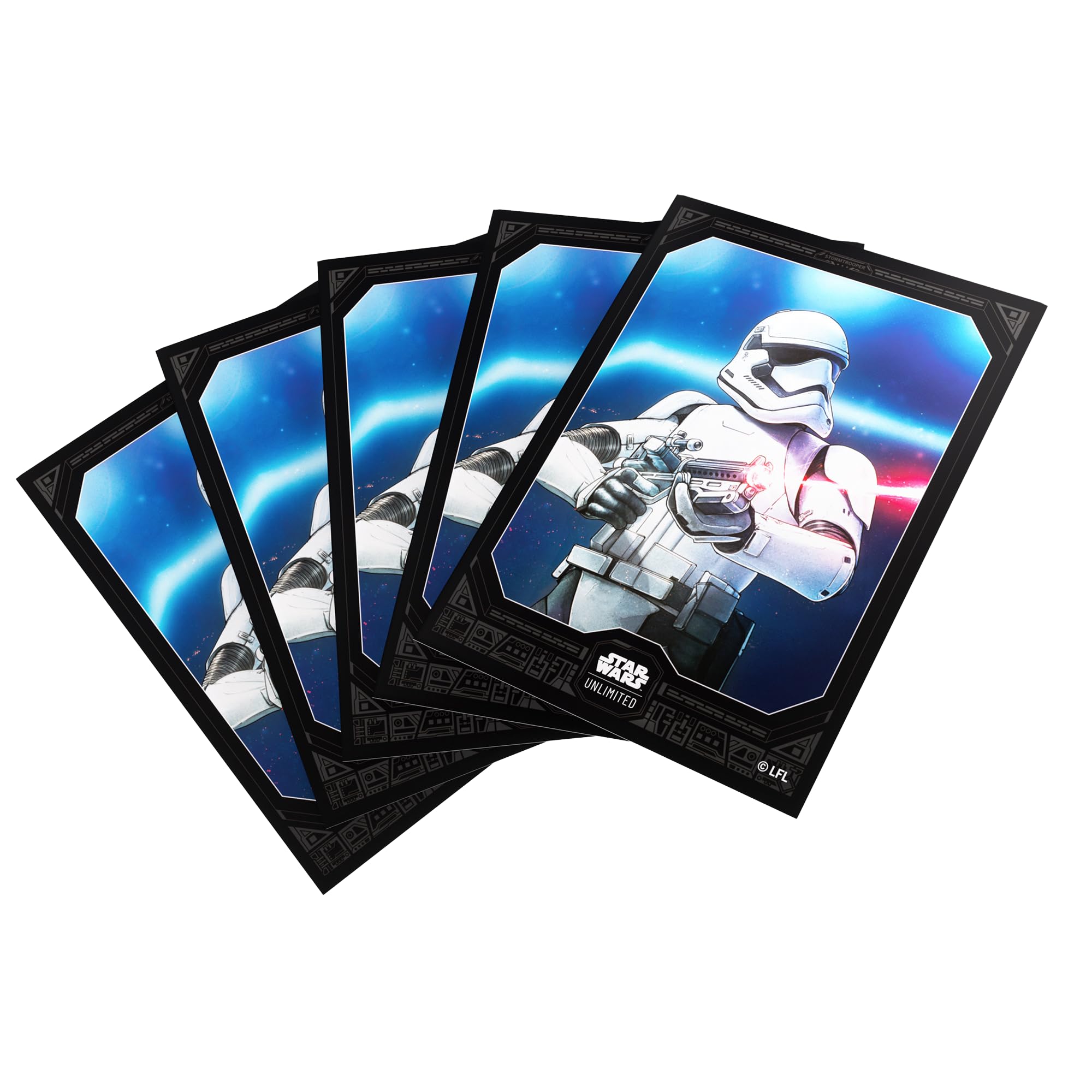 Star Wars: Unlimited Card Game - Stormtrooper ART SLEEVES, Multi-coloured, 66 mm x 92 mm