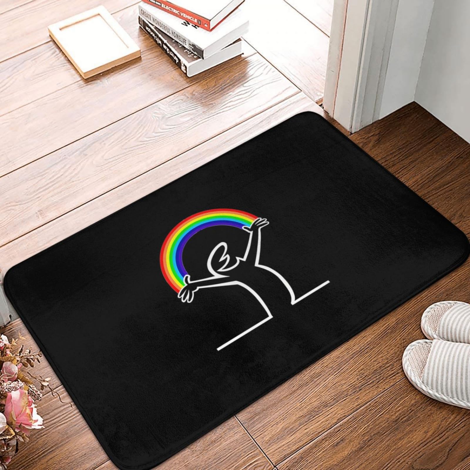 Tapis d'entrée décoration d'intérieur antidérapant La Linea