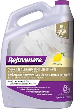Rejuvenate Stone, Tile & Laminate Floor Cleaner Gently Cleans And Revitalizes Delicate Granite, Limestone And Marble Floors, 1 Gallon