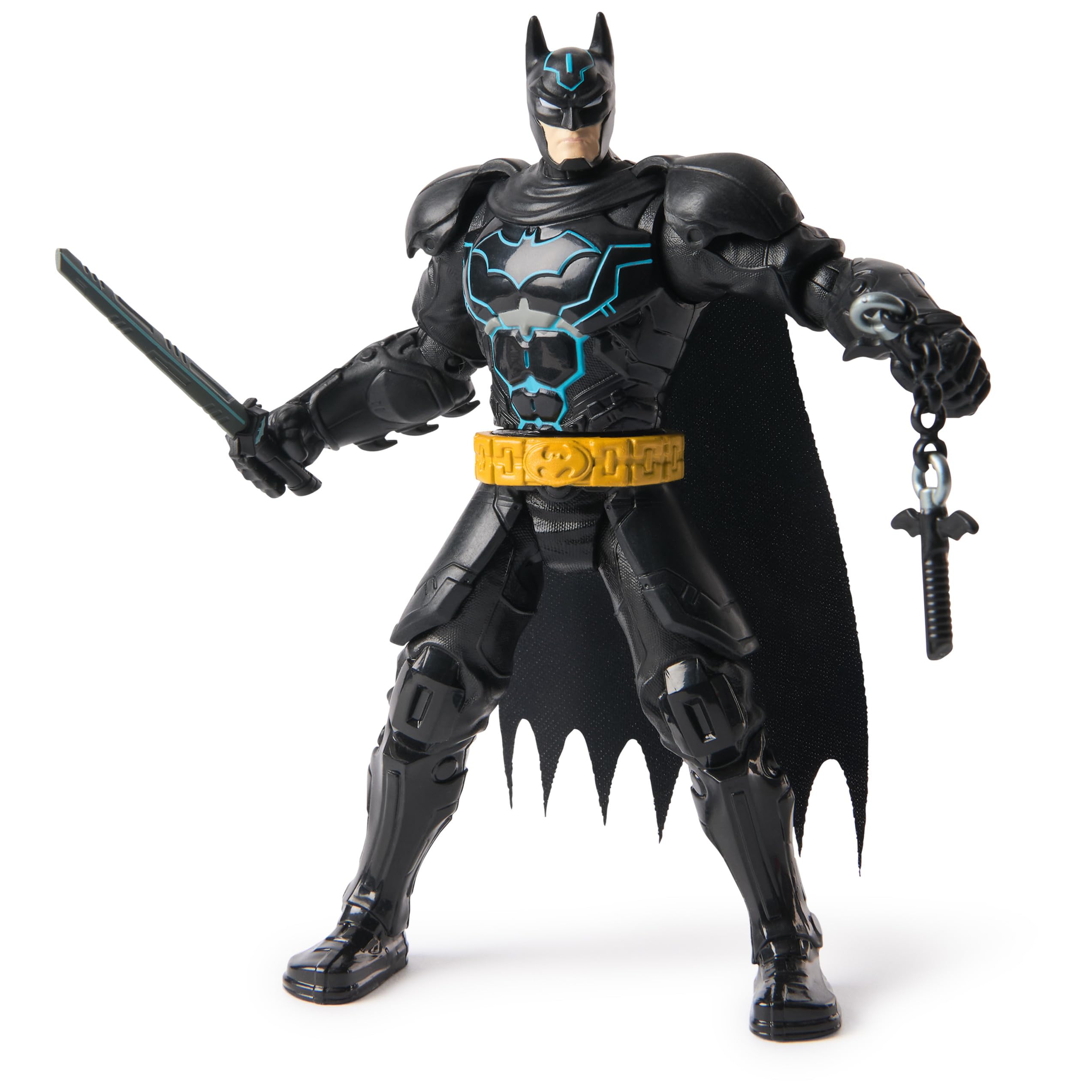 DC Comics, Batman Battle Clash 6” Ninja Strike Batman Action Figure with 2 Ninja Accessories, Super Hero Kids Toys for Boys and Girls Ages 3 & Up