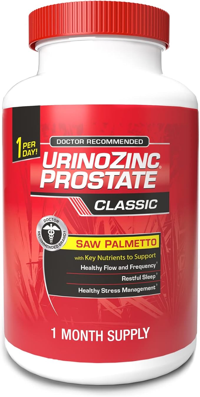 Urinozinc Prostate Classic Formula Health Supplement, 60
