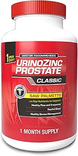Urinozinc Classic: Doctor Recommended Prostate Support with Saw Palmetto (30 Capsules)