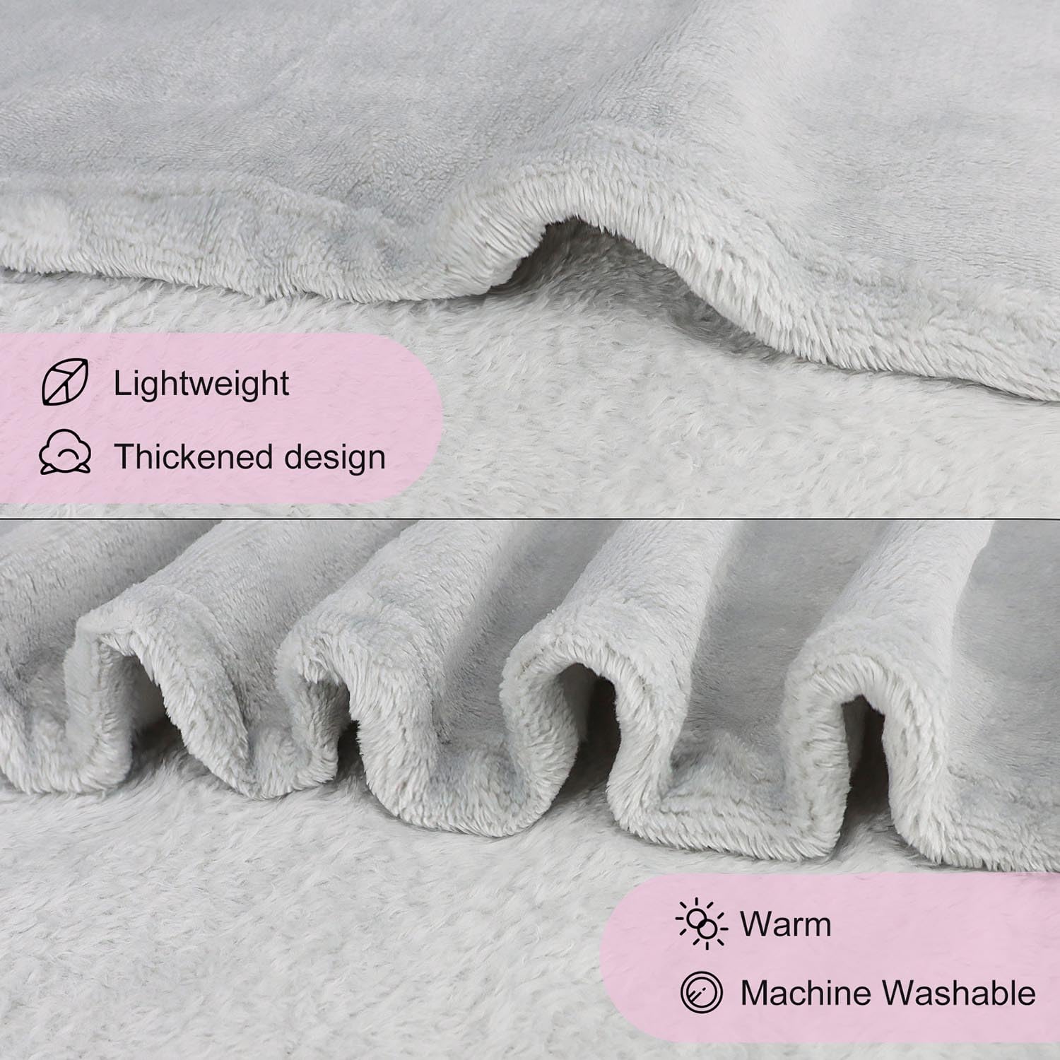 MSISILY Coperta con Maniche, Coperta Indossabile con Cappuccio Donna, Plaid con Maniche Donna Uomo, Plaid Divano 160x130cm - Grigio Gatti