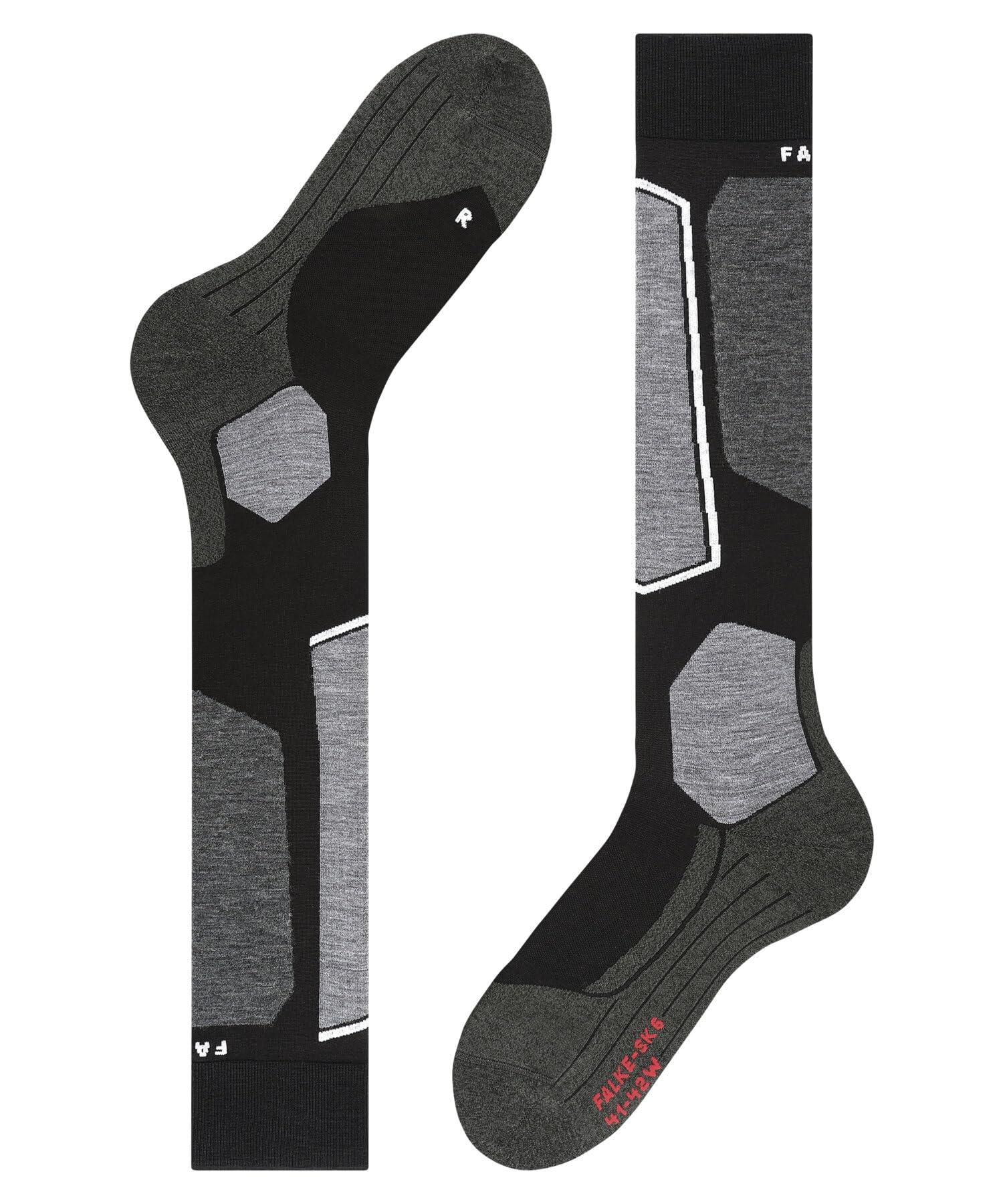 FALKE Sk6 Pro W Kh Lana Hilo Funcional Finos Cálidos Calcetines de esquí Mujer (Pack de 1)