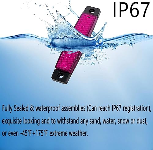 Vista 24 de 10 luces LED de roca, luces de tira, luces de pozo de ruedas, luces interiores exteriores impermeables, kit de subsuelo LED para carrito de golf