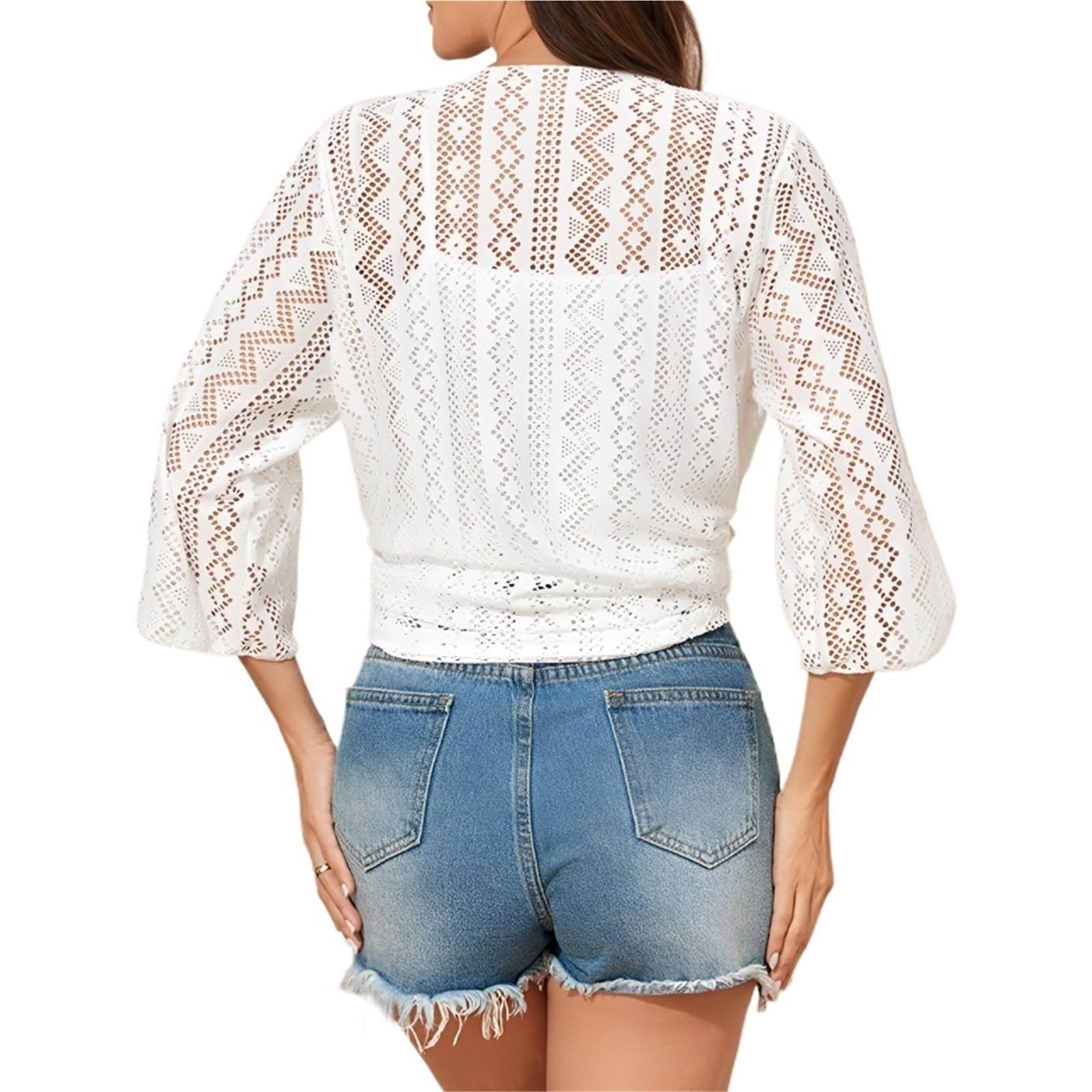 Copricostume da Spiaggia a Maniche Lunghe, Un Pezzo, Kimono da Donna, Costume da Bagno da Donna, Abbigliamento da Spiaggia per Vacanze, Piscina