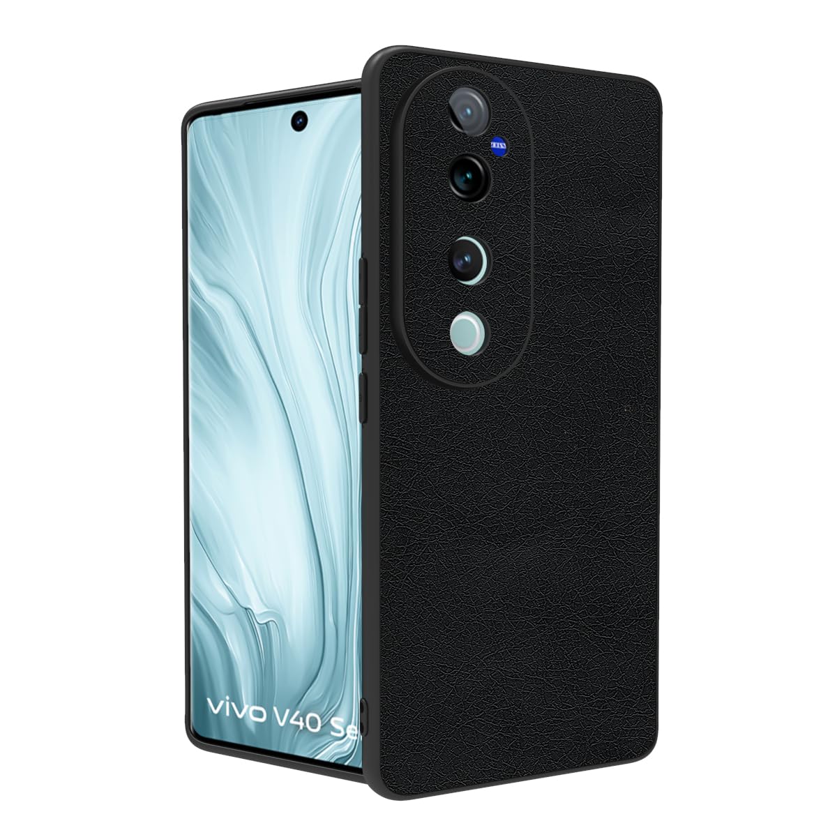 RIGGEAR Sleek Back Cover Case Compatible with Vivo V40, Vivo V40 Pro, Vivo T3 Ultra (TPU+PC | Leather Grain) (B0DF2BFMTN) Amazon Price History, Amazon Price Tracker
