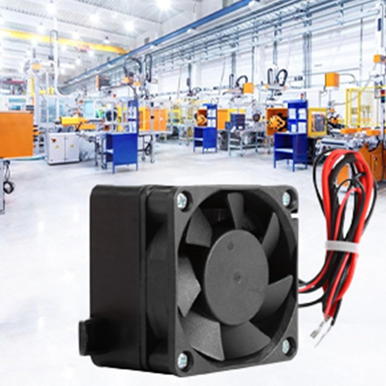 GOTOTOP PTC Heater 24V Constant Temperature PTC Fan Car Heater Small Space Heating Incubator(24V 300W)