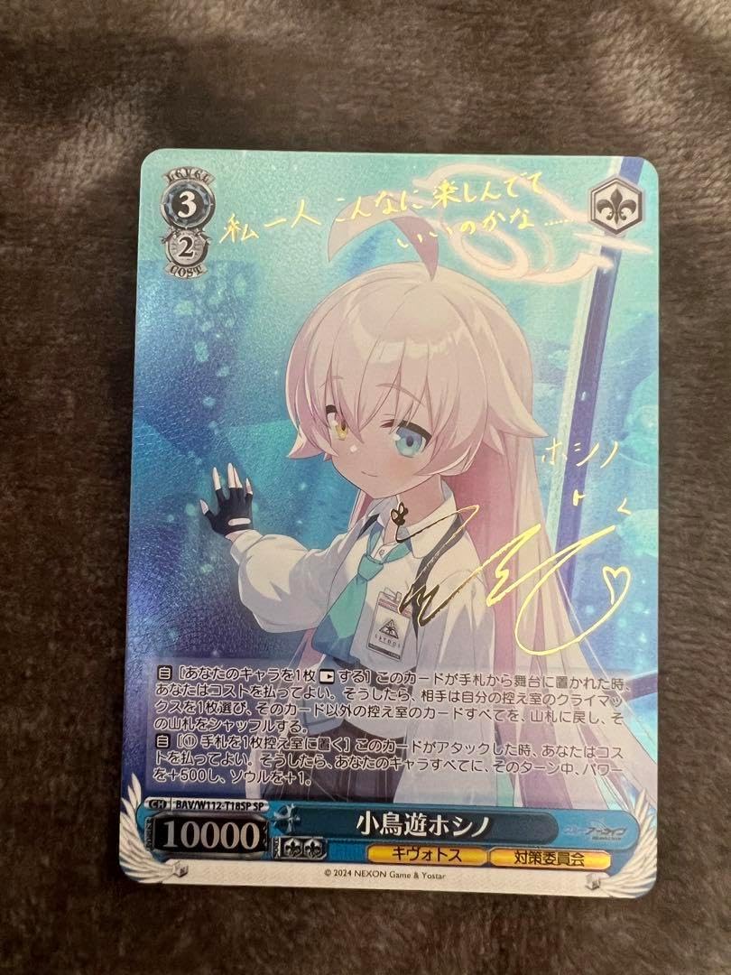 ヴァイス 対策委員会 ホシノ SP サイン ブルーアーカイブ ヴァイスシュヴァルツ ヴァイス ブルーアーカイブ The Animation 対策