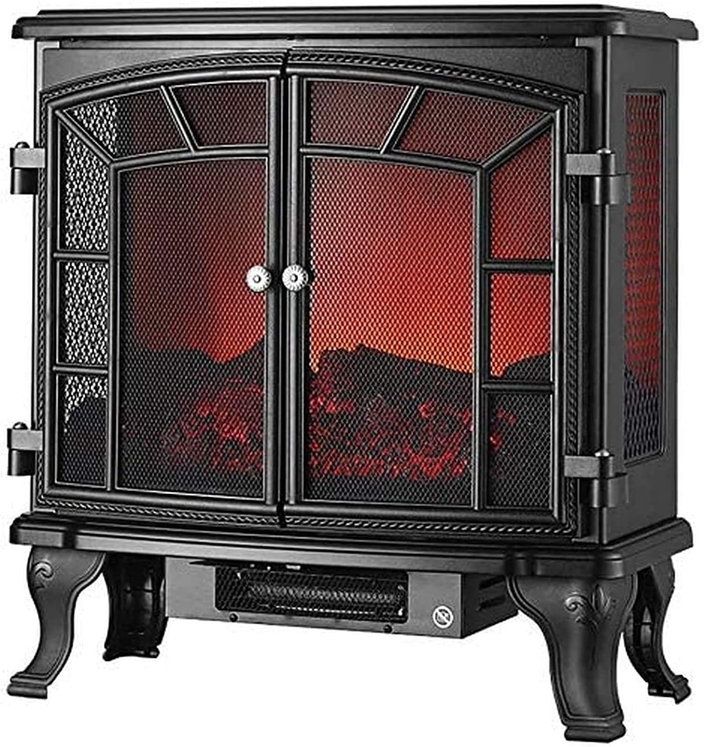 VOMKR Large Electric Stove Fires Freestanding, Electric