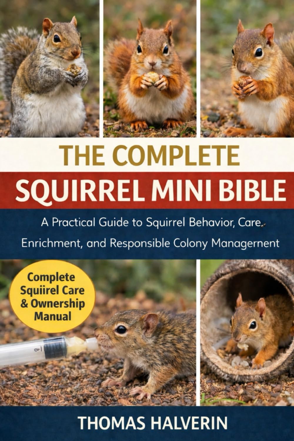THE COMPLETE SQUIRREL MINI BIBLE: A Practical Guide to Squirrel Behavior, Care, Enrichment, and Responsible Long-Term Stewardship