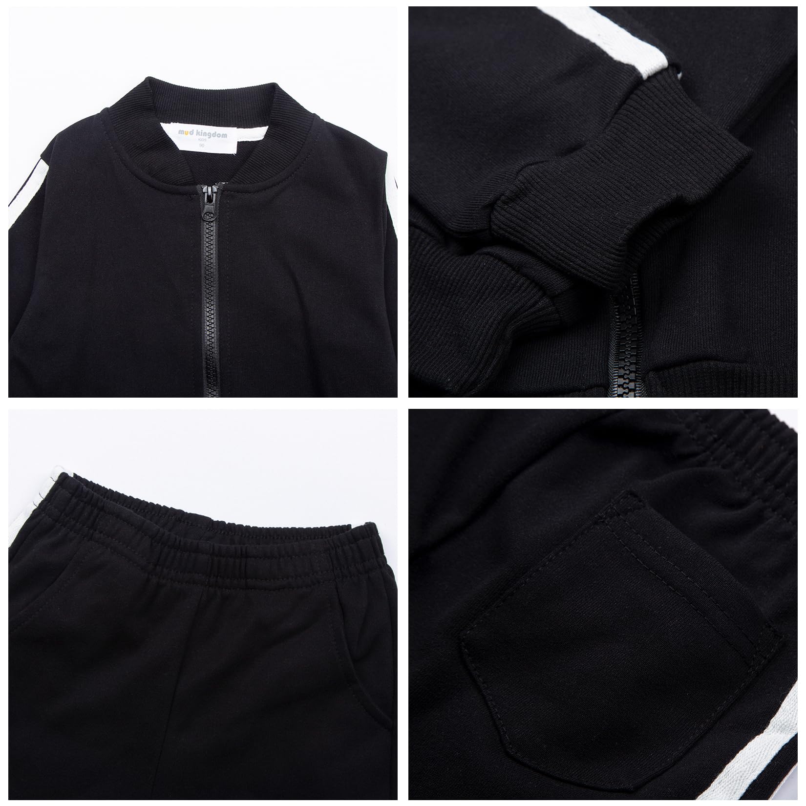 Mud Kingdom Kleine Jungs Jogger Set Langarm-Freizeitoberbekleidung